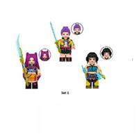 Custom Lego Kpop Demon Hunters Saja Boys Anime Film Super Heroes Mini figures