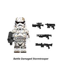 Battle Damaged Imperial Stormtrooper. Custom Lego Star Wars Minifigure Empire