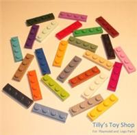 Lego - 1x4 Stud Thin Tile Bricks - ID 3710 - Pick Colour & Pack Size - NEW