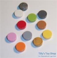 Lego - 1x1 Smooth Round Thin Tiles - 98138 35381 - Pick Colour & Pack Size- NEW