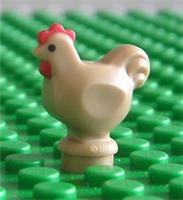 LEGO NEW Chicken Dark Tan - (Rooster Hen Chick Bird Farm Animal) - 95342