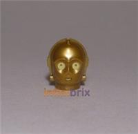 Lego C-3PO Head piece from sets 9490, 10236, 75059, 75136 for Star Wars 4653753