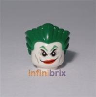 Lego The Joker Head + Hair piece from sets 70635, 10937, 6863, 6857, 10672 NEW