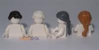 Lego Hair 88286 PICK & MIX ANY COLOURS! Red Dark Brown White Dark Grey Nougat