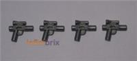 4x Lego Small Blasters 92738 Silver Star Wars Guns 6124928
