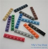 Lego - 1x6 Thin Tiles Plate Bricks - Pick Colour & Pack Size - ID 3666 - NEW