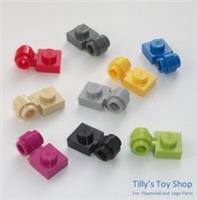 Lego - 1x1 Modified Thin Tile, Clip Ring - Pick Colour & Pack Size - 4081 - NEW