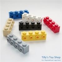 Lego - 1x4 Stud Brick 4 Knobs on One Side - Pick Colour & Pack Size- 30414 - NEW