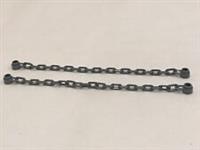 2x Lego Chain 21 Links (16-17L) DARK BLUISH GREY - P/N 30104 NEW