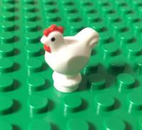 LEGO NEW Chicken White - (Rooster Hen Chick Bird Farm Animal) - 95342
