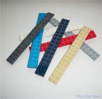 Lego - Thin Tile Plate Bricks - 2x16 - Pick Colour & Pack Size - ID 4282 - NEW