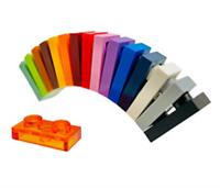 LEGO Plate, 1 x 2, Choose Your Colour, Part No. 3023, 6225, 28653 / 50 Pieces