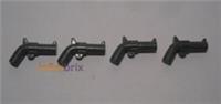 4x Lego Revolver Pistol Guns 30132 / 88419 Dark Grey NEW 6056822