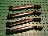 Lego Technic Black Wishbone Suspension Arm p/n x136  x 4  ***NEW***