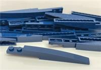 LEGO Brick Slope, 1 x 8 Curved With End Plate, Part No. 13731, 85970 / 8 Pieces