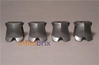 4x Lego Armour 2587 / 33468 Silver Breast Plate for Castle, Kingdoms NEW 6248874