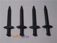 4x Lego Long Swords 18031 / 98370 Black Greatsword NEW 6351360