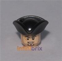 Lego Scrum Head + Tricorne Hat from set 4194 Pirates of the Caribbean NEW