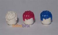 Lego Hair 44751 PICK & MIX ANY COLOURS! White Blue Magenta