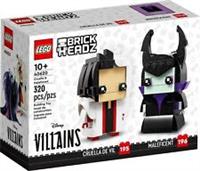 LEGO 40620 CRUELLA DE VIL & MALEFICENT NEW SEALED BRICKHEADZ DISNEY VILLAINS SET