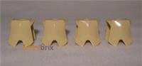 Lego Armour 2587 / 33468 Tan Breast Plate for Castle Kingdoms Minifigures NEW x4
