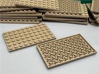 LEGO Plate 6x10 3033 From Studgate Train Station 910002, Winnie Pooh, 4 Pieces