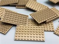 LEGO Base Plate 6 x 10 3033 From Studgate Train Station Set 910002, 4 Pieces