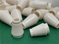 LEGO Cone With Groove Top / 1 x 1 Round Cone, Part No. 28701 59900 / 15 Pieces