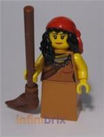 Lego Washer Woman Minifigure Castle Peasant Made of Genuine Lego Parts cus066