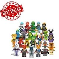 Set Of 24 Pcs Ninjago Mini Figures Kai Jay Sensei Wu Master Building Blocks Toys