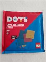New Lego Dots Chidrens Craft Felt Stickers 4x Sheets Various Colours Age 6+