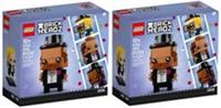 LEGO BrickHeadz 40384 - Groom x 2 - NEW & Sealed!
