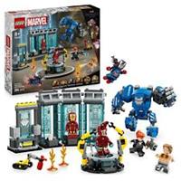 LEGO 76315 Marvel Iron Man's Laboratory : Hall of Armour - 5 Minifigures incl...