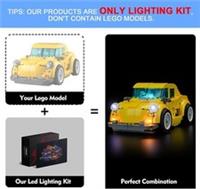 Light Kit for Lego Bumblebee, Lighting Set for Lego 10338 Icons Bumblebee Set -