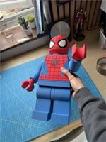 HUGE 3D Printed Lego Inspired Spider Man - Marvel Spiderman