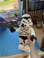 HUGE 3D Printed Lego Inspired Storm Trooper - Star Wars Classic