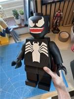 HUGE 3D Printed Lego Inspired Venom - Spiderman Spider-man