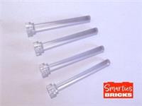 LEGO 4x Trans Clear Antenna 1 x 4 - Flat Top 3957b NEW