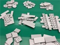 LEGO Smooth Tile Light, Dark, Bluish Grey 1x2 1x3 1x4 1x6 1x8 2x2 2x4, 10 Pieces