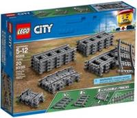 LEGO 60205 City Tracks 20 Pieces Extension Accessory Set, Toy Train Track Exp...