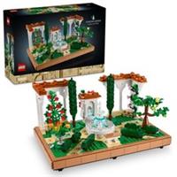 LEGO 10359 Icons Fountain Garden with Cypress Trees, Grapevines, Flowers and ...