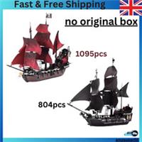 Pirates of the Caribbean Queen Annes Revenge Ship Black Pearl Custom Lego 4184