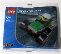 Sealed LEGO 4300 Drome Racers Polybag Set Pullback Motor Car EA Game 2002