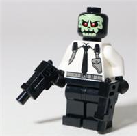 Made of LEGO Parts - DC Black Mask Minifigure My Own Build Arkham Batman