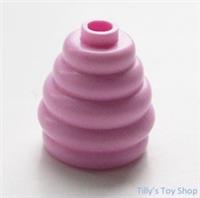 Lego - 1 Beehive, Cotton Candy, Candyfloss, Hat - Light Purple - ID 35574 - NEW