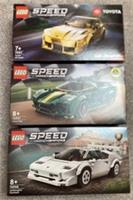 LEGO Speed Champions X3 Sets Lamborghini Lotus Toyota Sealed 76908 76908 76901