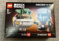 Lego Brick Headz 75317 Star Wars The Mandalorian And The Child Brand New Sealed