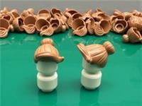LEGO Hair with Top Knot Bun & Forelock 93562 From Series 8 - 5 Pieces NEW