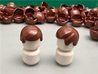 LEGO Smooth Short Hair with Arch for Ears 3901 From Han Solo - 10 Pieces NEW