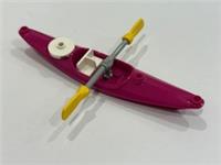 Lego Kayak / Canoe Magenta Boat complete with Oars for Minifigure (C07)